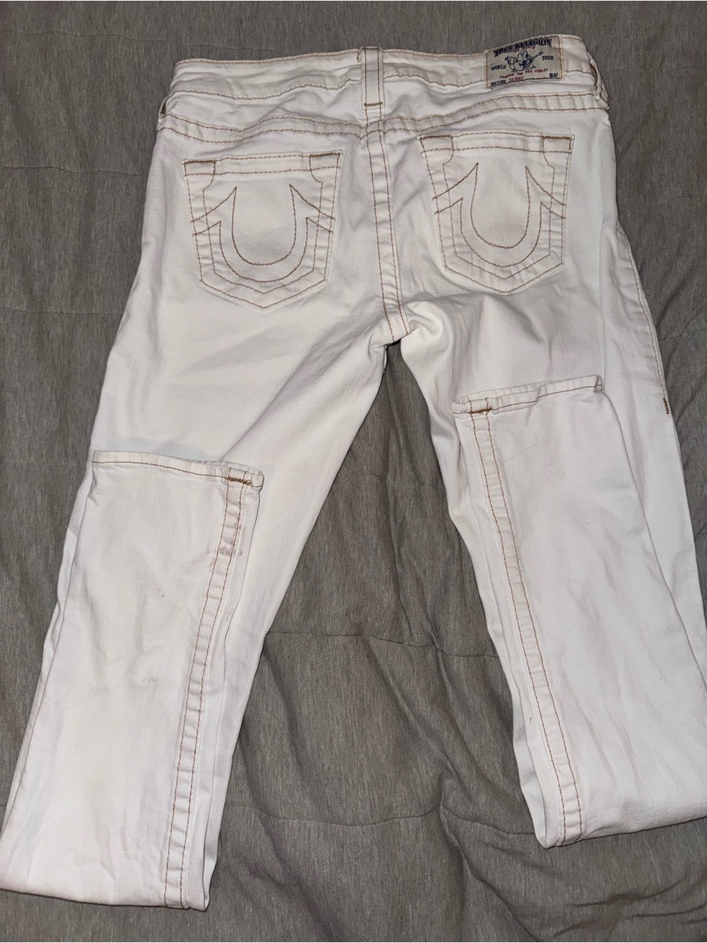 True Religion Women’s White Super skinny 30